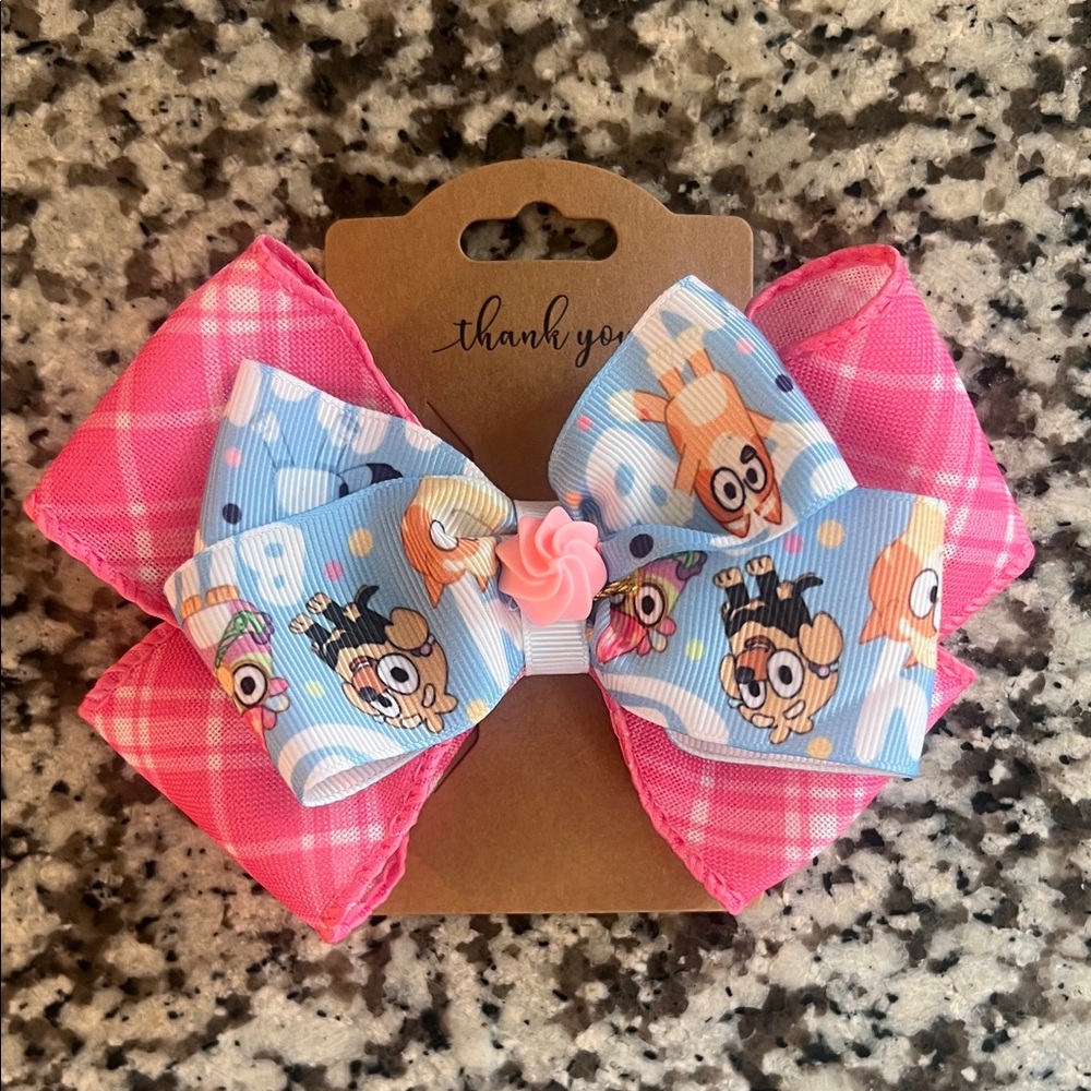 Bluey hair bow